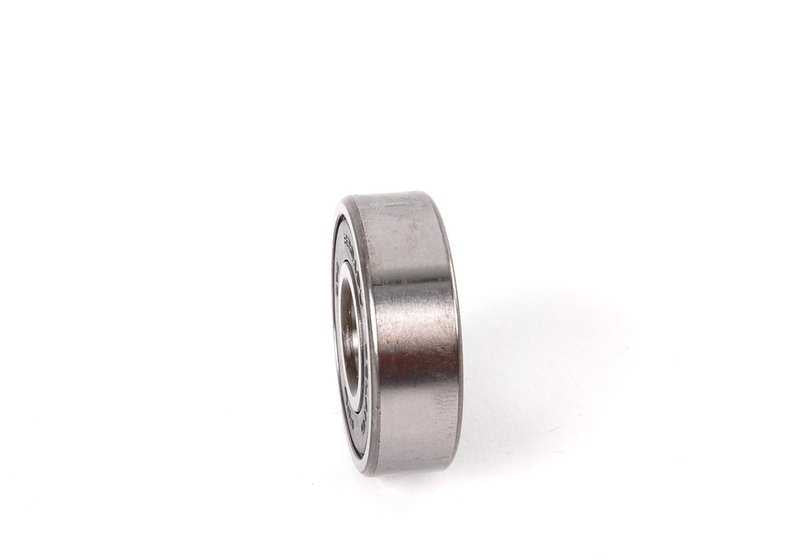 Rodamiento de bolas acanalado para BMW Serie 3 E21, E30, E36, Serie 5 E12, E28, E34, Serie 6 E24, Serie 7 E23, E32, Serie 8 E31 (OEM 12311739203). Original BMW.