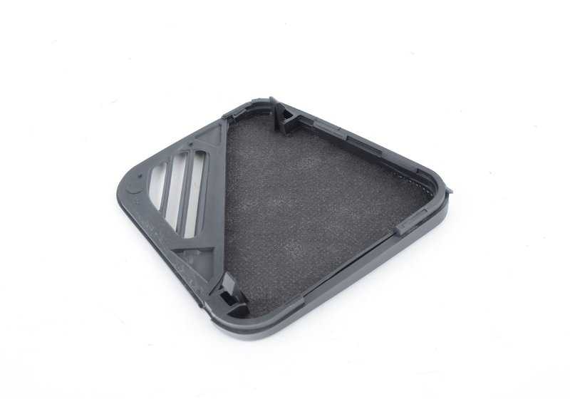 Rechte Schafabdeckung OEM 51458138158 für BMW E34 518G, 518i, 520i. Dunkle silberne Farbe. Original BMW.