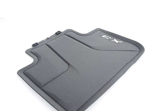 Alfombrillas traseras para todo clima OEM 51472450512 para BMW X3 G01, X3 G01 LCI, iX3 G08 BEV, iX3 G08 BEV LCI, X3 M F97, X3 M F97 LCI. Original BMW.