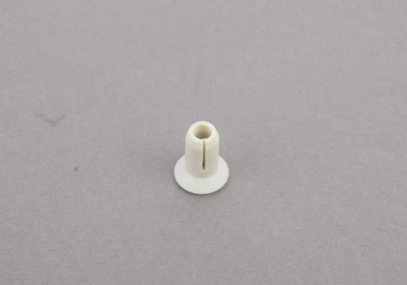 Botón de fijación blanco Lotos OEM 52101968332 para BMW E24. Original BMW.