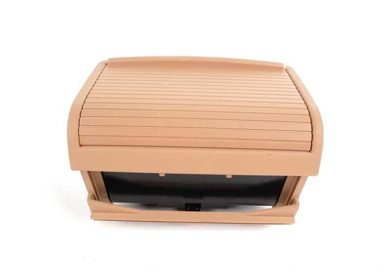 Compartimento traseiro bege OEM 51168242733 para BMW E46. BMW original sobressalente. Ideal para substituir ou adicionar espaço de armazenamento na parte traseira do veículo.