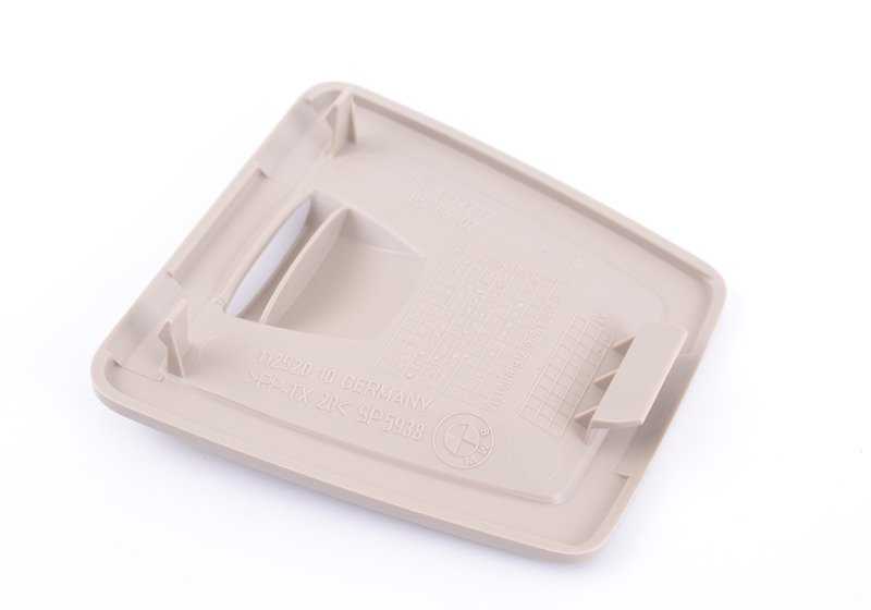 Embellecedor interior color oyster OEM 51469170555 para BMW F10, F01, F02. Compatible con versiones 518d y 520d con cambio manual y automático. Original BMW.