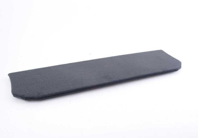 Alfombrilla delantera negra OEM 51478400125 para BMW E36 y Z3. Original BMW.