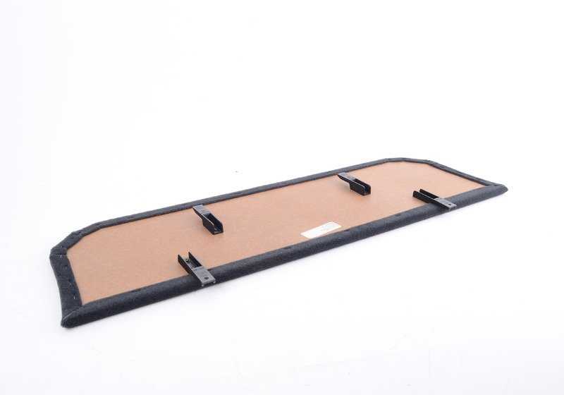 Alfombrilla delantera negra OEM 51478400125 para BMW E36 y Z3. Original BMW.