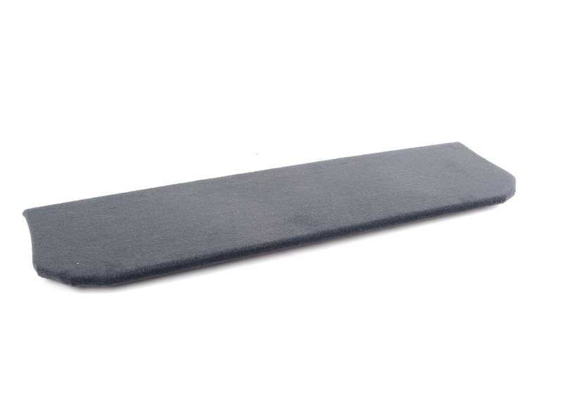 Alfombrilla delantera negra OEM 51478400125 para BMW E36 y Z3. Original BMW.
