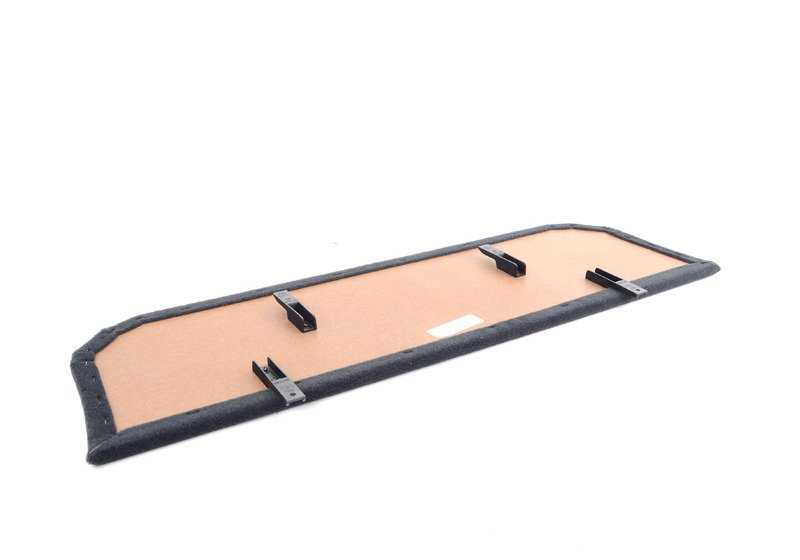 Alfombrilla delantera negra OEM 51478400125 para BMW E36 y Z3. Original BMW.