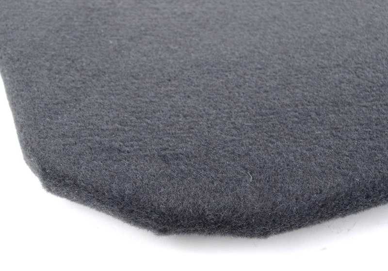 Alfombrilla delantera negra OEM 51478400125 para BMW E36 y Z3. Original BMW.