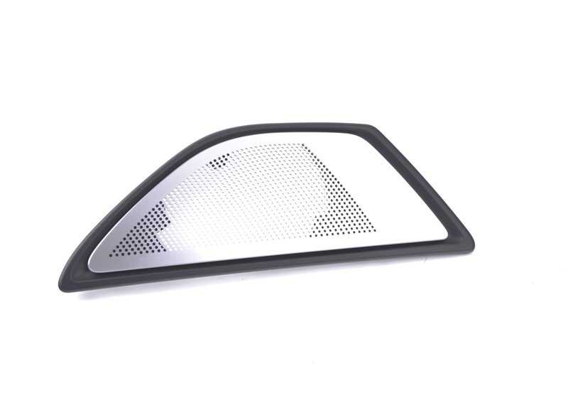 Tapa embellecedora altavoz puerta izquierda OEM 51417318809 para BMW F10, F11. Original BMW.