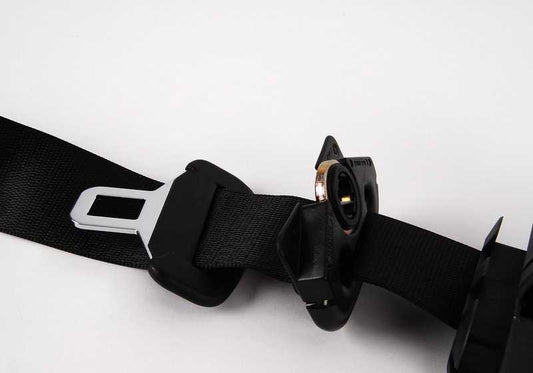 Cinturón seguridad delantero derecho con limitador OEM 72118198572 para BMW E39 {525i, 528i} con cambio manual y automático. Original BMW.