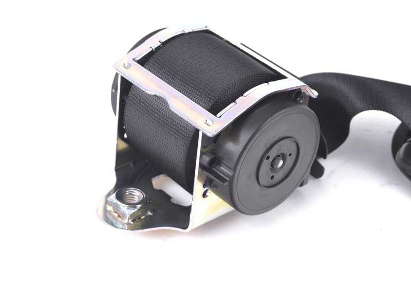 Front left upper belt with force limiter for BMW E60, E61 (OEM 72117237941). Original BMW