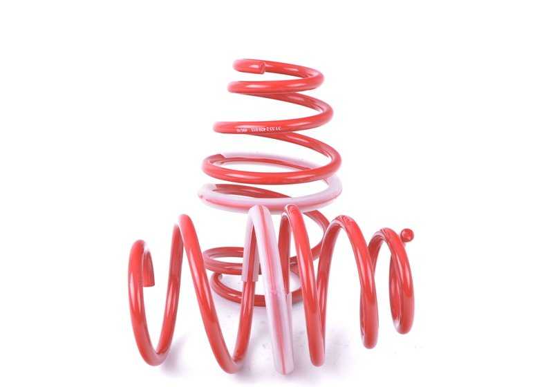 Kit de suspensión deportiva M Performance OEM 33502414216 para BMW F80, F80N, F82, F82N. Mejora dinámica y estética con muelles rojos. Solo para BMW. Original BMW.