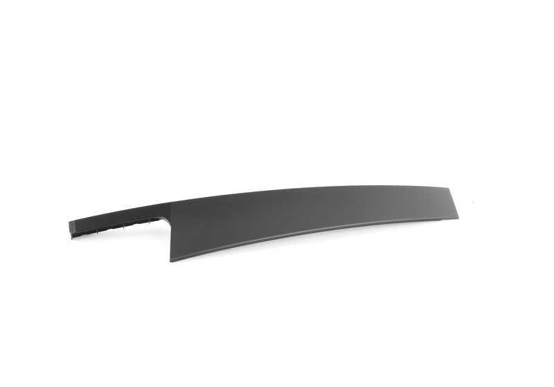 Moldura exterior del pilar B derecho OEM 51357258308 para BMW F30, F31, F80. Original BMW.