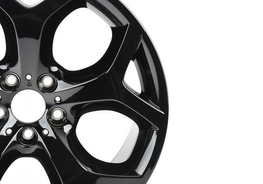 Alloy wheels Design Radios in Y 214 Black OEM 36116794696 for BMW X5 E70, E70N and BMW X6 E71, E72. Original BMW.