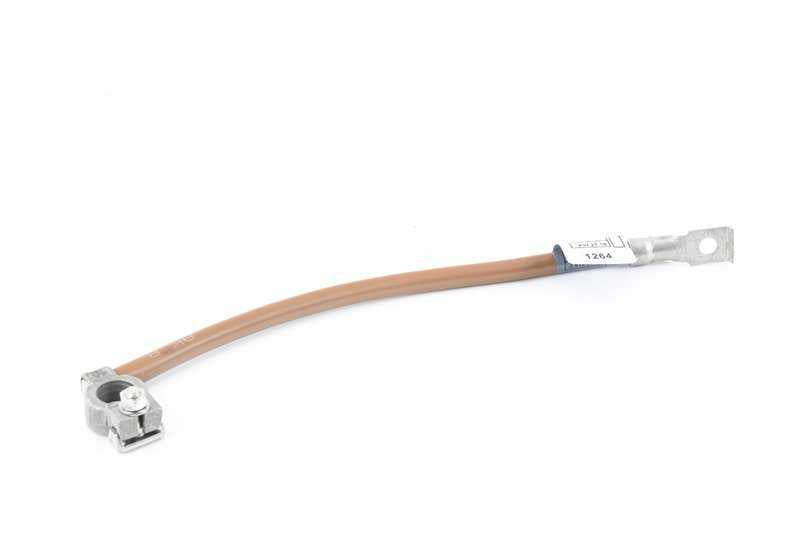 Cable negativo de batería OEM 61123412336 para BMW X3 {E83}. Compatible con modelos X3 1.8d, 2.0d {PE71, PE72, PB11, PB12, PD11, PD12, PE11, PE12, PE18, PE25}. Original BMW.