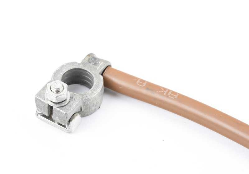 Cable negativo de batería OEM 61123412336 para BMW X3 {E83}. Compatible con modelos X3 1.8d, 2.0d {PE71, PE72, PB11, PB12, PD11, PD12, PE11, PE12, PE18, PE25}. Original BMW.