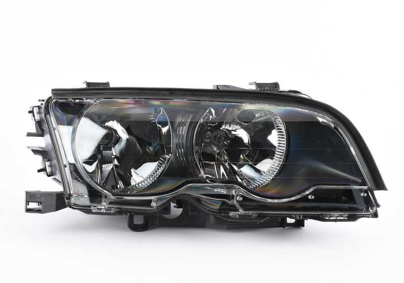 Faro delantero derecho OEM 63126904280 para BMW Serie 3 E46. Original BMW