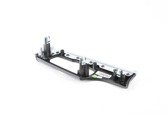 Embellecedor salpicadero Fineline antracita lado conductor OEM 51459192941 para BMW F10 y F11. Acabado en cromo perlado. Original BMW.