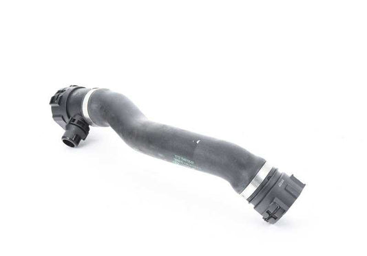 OEM cooling liquid sleeve 17127646155 for BMW X3 F25 and X4 F26 (Compatible models: SDRive20i, XDrive20i, XDRive28I). Original BMW.