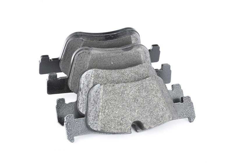 Juego de pastillas de freno delanteras sin amianto OEM 34116874331 para BMW F30, F31, F32. Original BMW.