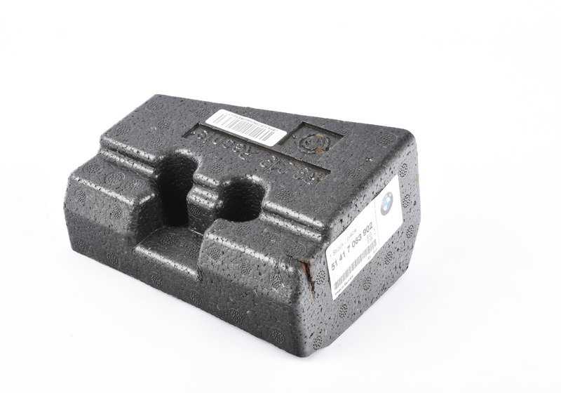 Protector lateral derecho (Crashpad) OEM 51417063902 para BMW E46. Pieza original BMW, se instala en la puerta como parte del sistema de seguridad con airbag lateral.