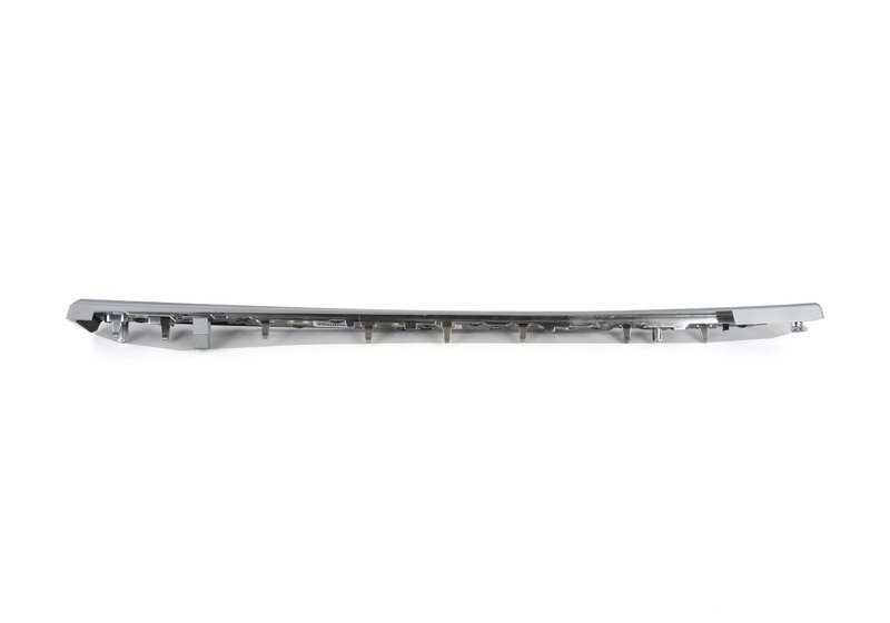 Moldura de puerta trasera derecha en madera Fineline OEM 51427225526 para BMW F10, F11, F18. Original BMW.