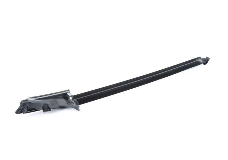 Embelezas laterais OEM de vidro traseiro esquerdo 51377119097 para BMW E93, E93N. Acabamento de alumínio fosco. BMW original.