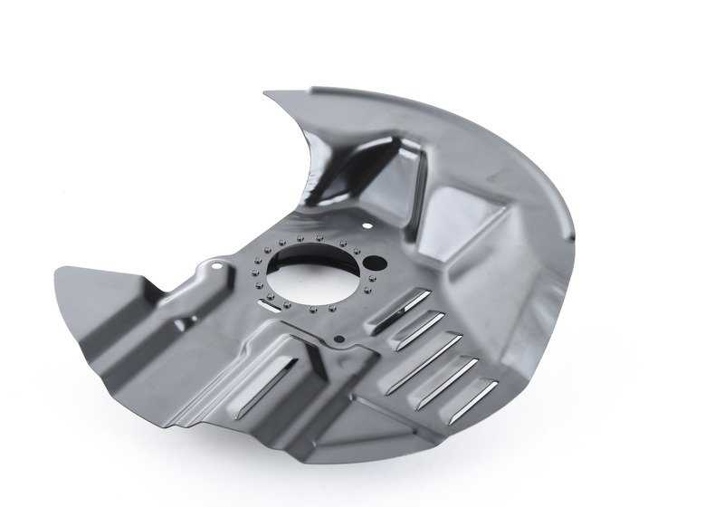 Protector de disco de freno izquierdo OEM 34117833109 para BMW E85, E86. Original BMW.