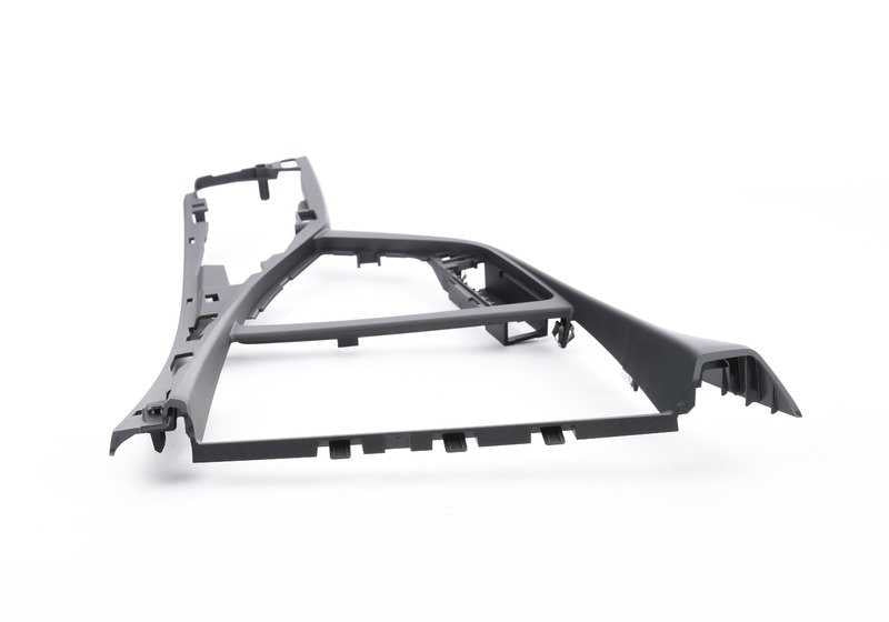 Embellecedor consola central delantera negro OEM 51169230726 para BMW F20, F20N, F21, F21N, F22, F23, F87. Original BMW.