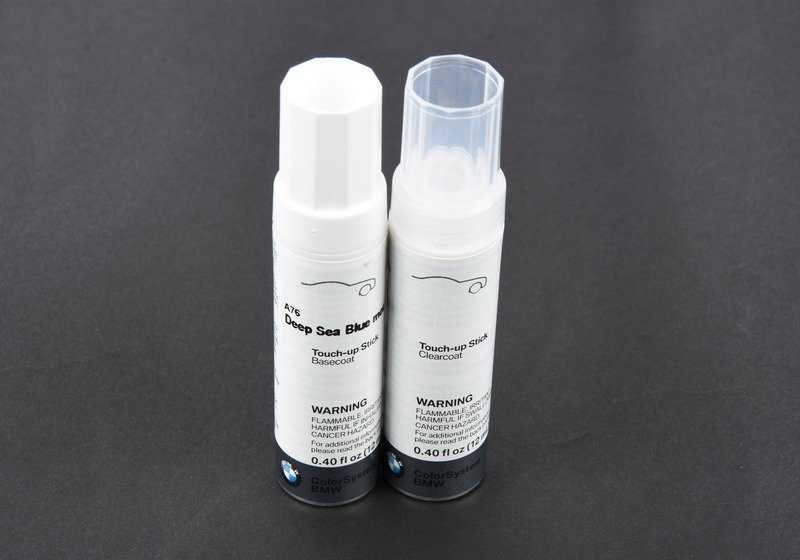 Pintura Retoque Azul Deep Sea metálico OEM 51910427964 para BMW Series 1 F20, Series 2 F22, Series 3 F30, Series 4 F32, X1 F48, X3 G01, X4 G02. Kit 2x12ml. Original BMW.