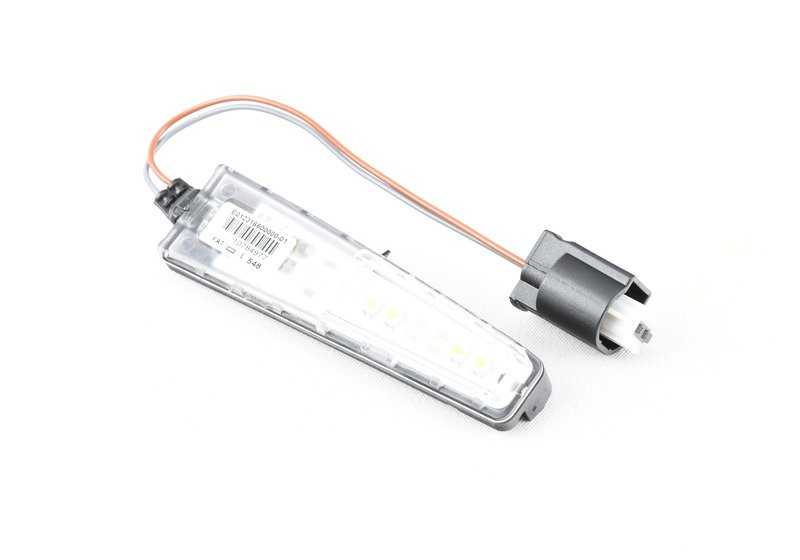 Luz intermitente retrovisor izquierdo OEM 63316913277 para BMW E60, E60N, E61, E61N, E63, E63N, E64, E64N. Original BMW.