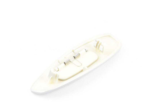 Tapa derecha portavasos central OEM 51168040493 para BMW E63 y E64. Acabado titan II. Pieza original BMW.