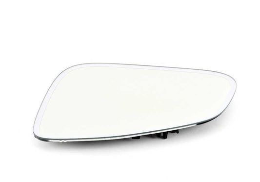 Flat Left Heated Mirror Glass for BMW 2 Series F87, F87N, 3 Series F30, F31, F80, 4 Series F32, F33, F82 (OEM 51168059569). Original BMW