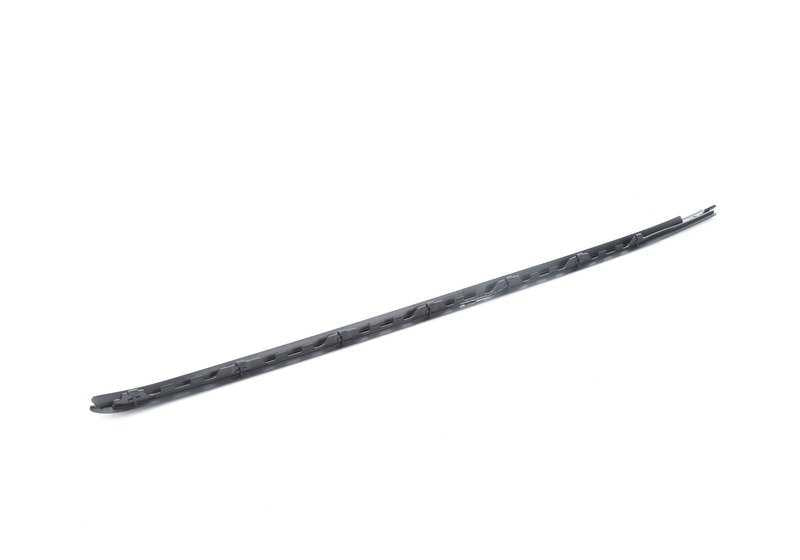Tapa enrejado recogeaguas izquierda negro mate OEM 51317462205 para BMW X5 F15 y X5 M F85. Original BMW.