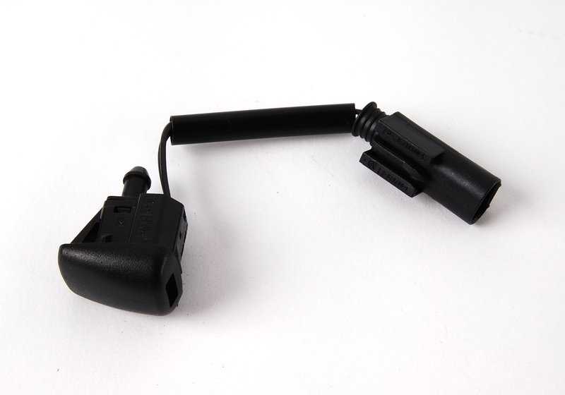 Windshield washer fluid ejector OEM 61667046060 for BMW 5 Series (E60, E61). Original BMW.