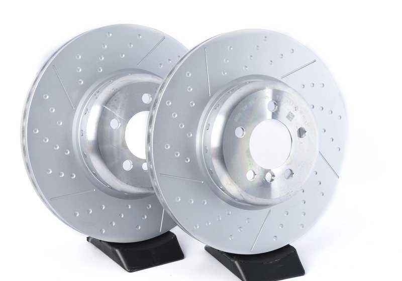 M Performance Brake System 18" for BMW 1 Series F20, F21, 2 Series F22, F23, 3 Series F30, F31, F34, 4 Series F32, F33, F36 (OEM 34112450470). Original BMW.