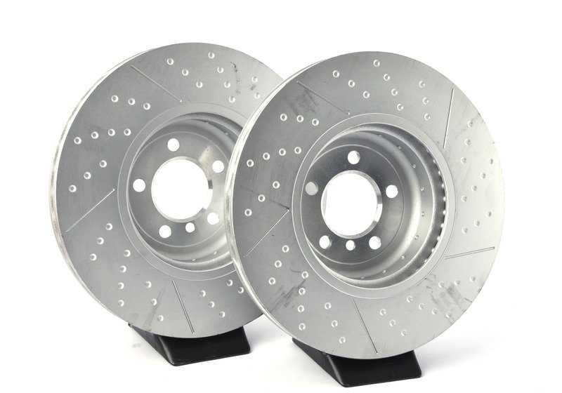 M Performance Brake System 18" for BMW 1 Series F20, F21, 2 Series F22, F23, 3 Series F30, F31, F34, 4 Series F32, F33, F36 (OEM 34112450470). Original BMW.