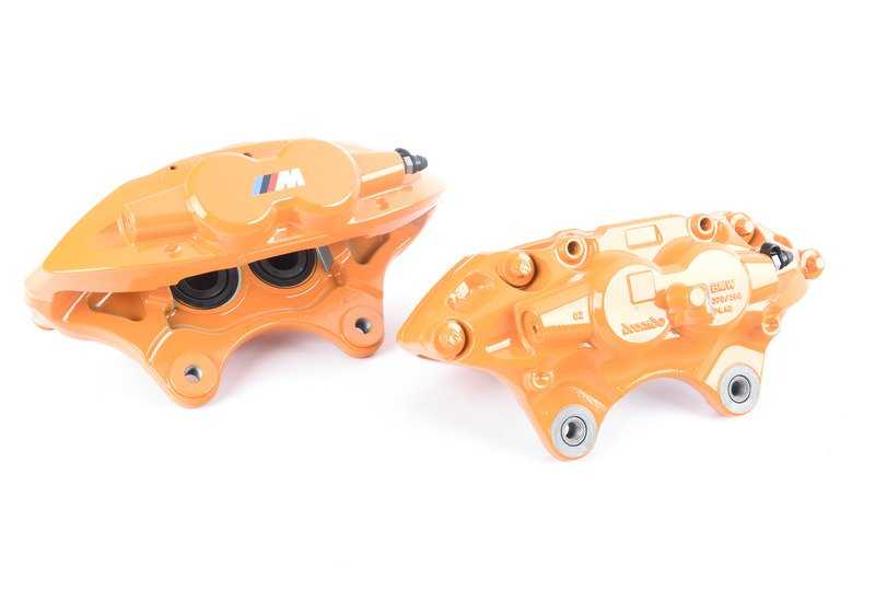 M Performance Brake System 18" for BMW 1 Series F20, F21, 2 Series F22, F23, 3 Series F30, F31, F34, 4 Series F32, F33, F36 (OEM 34112450470). Original BMW.