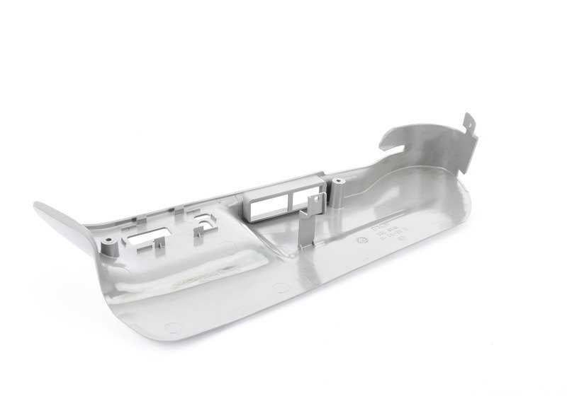Tampa lateral externa direita OEM 52108140302 para BMW E34. Peça original da BMW. Compatibilidade: 518i (HA11, HA12, HA21, HA22, HA31, HA32, HA41, HA42, HG11), 518G (HH11). Cor cinza prateada (Silbergrau).