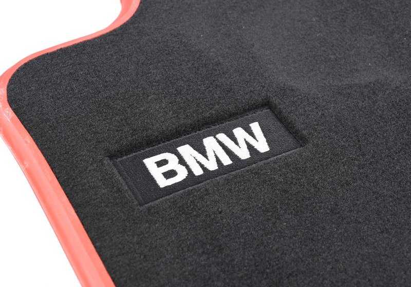 Alfombrillas de tela OEM 51472293357 para BMW F30, F31, F34 (versiones xDrive). Pack de 2 alfombrillas delanteras. Original BMW.