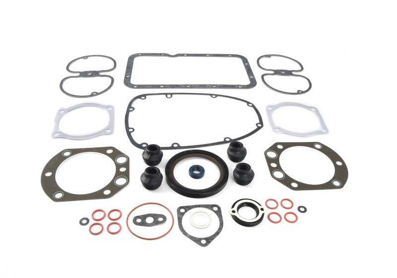 Juego de juntas del motor OEM 11001255023 para BMW Motorrad R50, R60, R75 y R90 (modelos R246 y R247). Compatible con vehículos fabricados entre 1969 y 1976. Original BMW Motorrad.