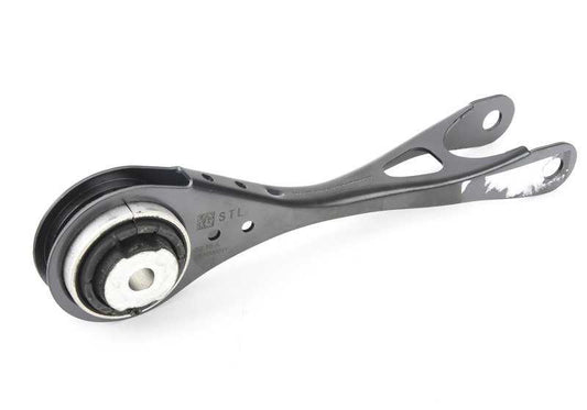 Brazo de caída trasero con silentblock OEM 33326862218 para BMW I12 e I15 (modelos híbridos y eléctricos como i8). Original BMW.