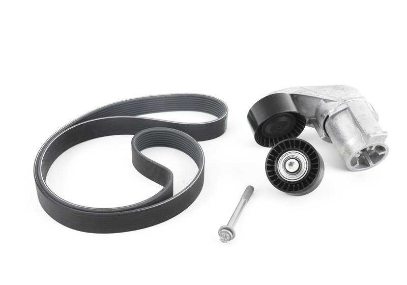 Kit correa auxiliar bomba agua y alternador OEM 11282457049 para BMW F20, F20N, F21, F21N, F22, F23, F30, F31, F34, F35, F35N, F32, F33, F36, F25, F26. Original BMW.