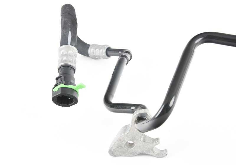 Tubo de retorno do radiador de óleo OEM 17227572714 para BMW E90, E91, E92, E84. BMW original.