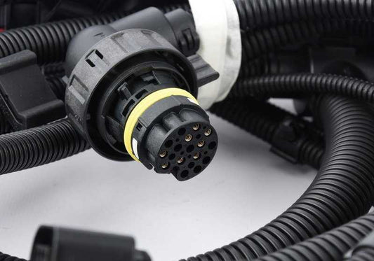Engine wiring harness and shift module OEM 12517593347 for BMW X3 F25 xDrive28i. Genuine BMW.