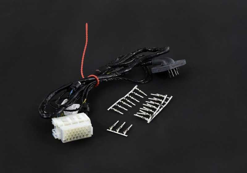Repair cable set for rear bumper OEM 61129182571 for BMW E82, E88. Original BMW.