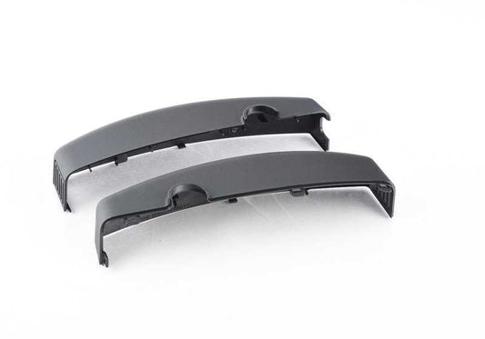 Juego de tapas base retrovisor OEM 51169130062 para BMW E60, E61, E70, E71. Original BMW.