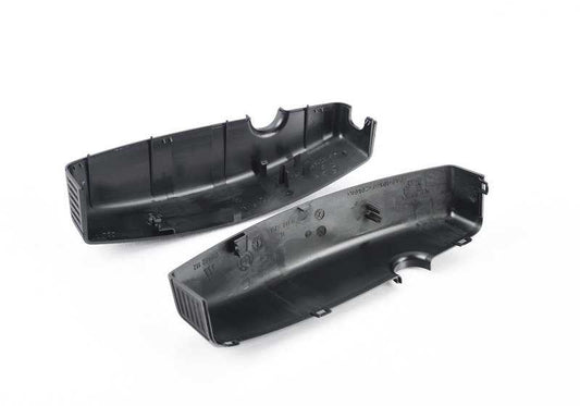 Juego de tapas base retrovisor OEM 51169130062 para BMW E60, E61, E70, E71. Original BMW.