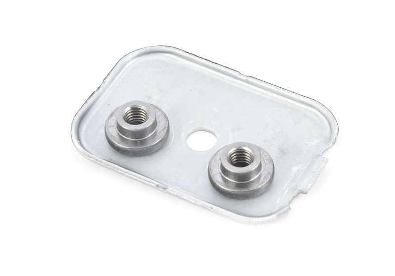 M8 OEM 41218215401 Gewindeplatte für BMW E81, E82, E87, E88, E46, E90, E91, E92, E93, E83, E85, E86. Stück zum Befestigen an Türen und Körper. Original BMW.