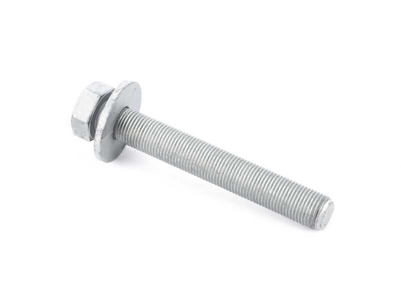 Tornillo hexagonal con arandela OEM 33172282768 para BMW E60, E61, E63, E64. Original BMW.