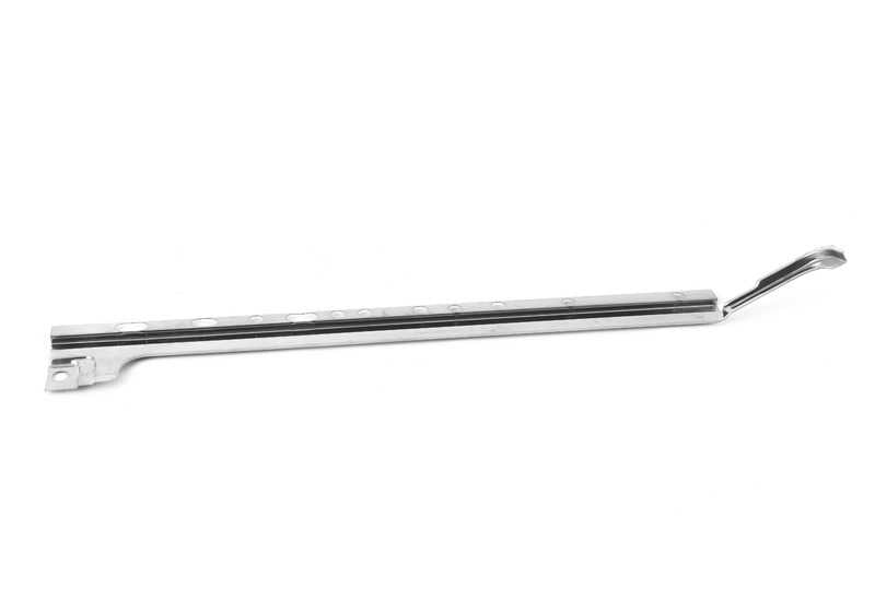 Guía deslizante izquierda OEM 54121843479 para BMW E21, E30, E12, E28 y E23. Original BMW.